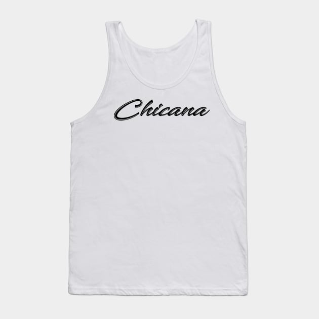 Chicana Tank Top by zubiacreative